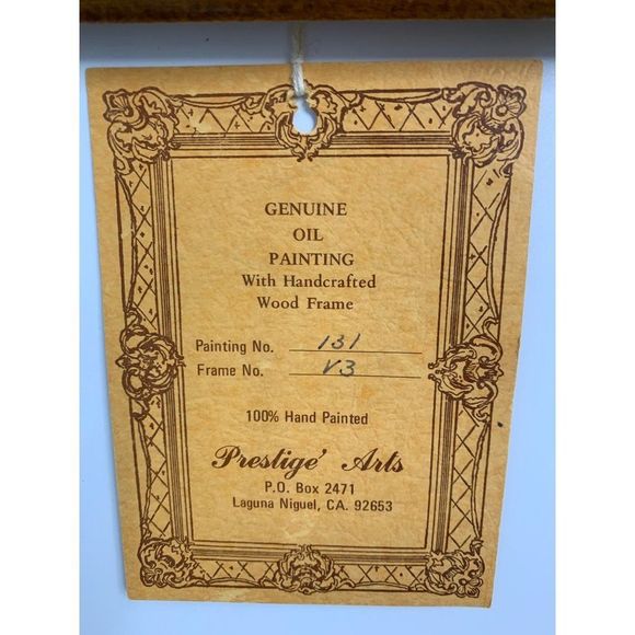 60s Vintage Original Oil Painting Small 17.5 x 15.5" Sunflowers with Frame 6390 - Picture 5 of 10